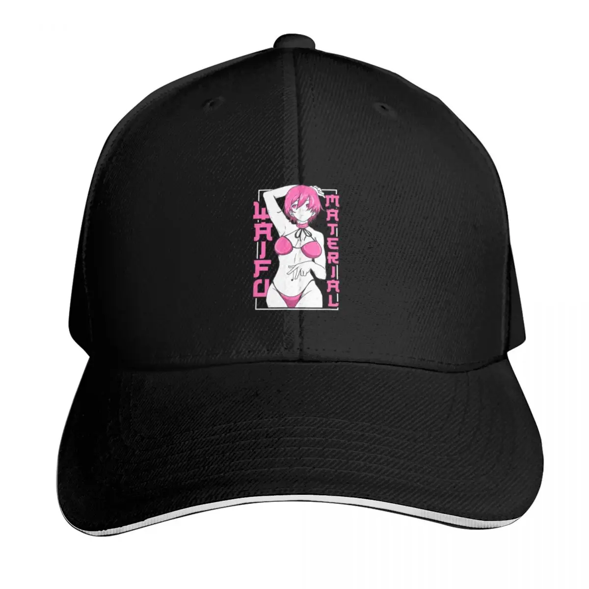 

Copy of Waifu Material Lingerie Sexy Anime Girl Gift Otaku Baseball Cap custom Hat Hats Woman Men's