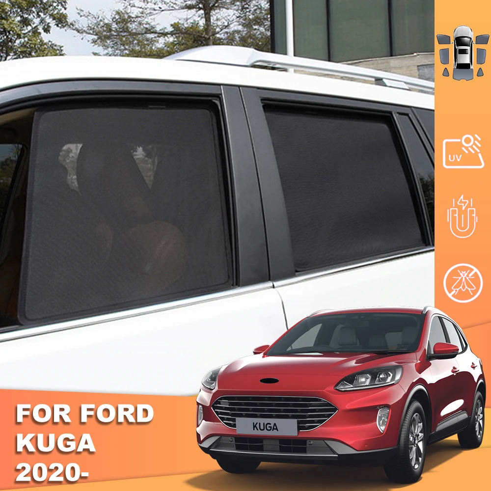 

Для Ford Kuga Escape 2021 2022 2023 2024 автомобильный солнцезащитный козырек переднее лобовое стекло занавеска задняя боковая детское окно солнцезащитный козырек