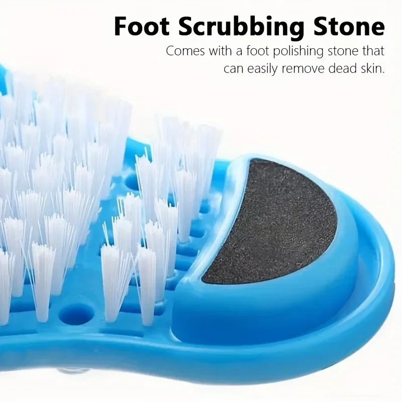 Unisex Spa Shower Foot Scrubber and Massager - Exfoliate and Massage With Ease – No Power Needed