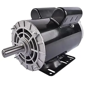 AP03 5HP Air Compressor Electric Motor, 230V 22 Amps, 3450RPM 56HZ Frame, 7/8" Keyed Shaft, CW/CCW Rotation 2.25" Shaft Length