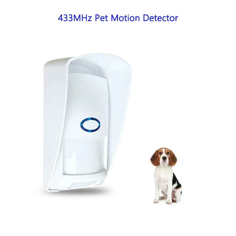 

433MHz Outdoor Waterproof Pet Proof Anti-interference Sensor Wireless Infrared Detector Human Motion Detection Anti-theft Alarm