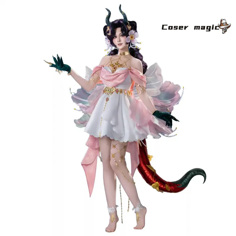 

Реверс игры: 1999 Anjo Nala, карнавальный костюм, униформа на Хэллоуин, карнавал, вечеринку, Рождество, ролевая одежда, одежда