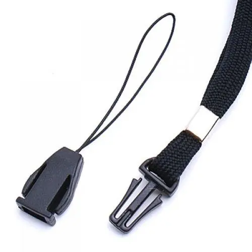 16 Inch Neck Strap/Cord Lanyard for Mp3 MP4 Cell Phone Camera USB Flash Drive ID Card--Black DIY Cords Decor