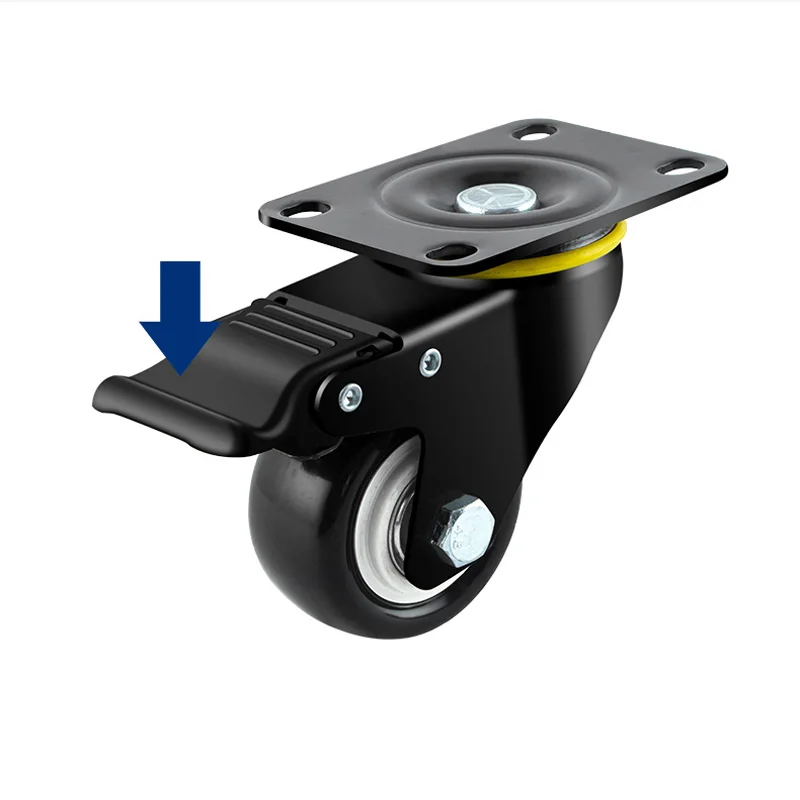 

Universal Heavy-duty Casters Directional Dual Aaxis Ball Bearing Compression Resistant And Silent Handcart Furniture Pulleys