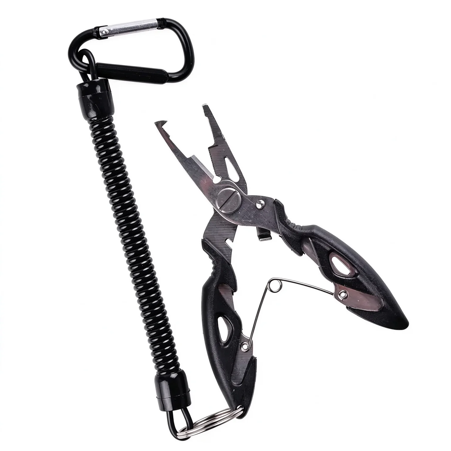 Fishing Pliers Grip Fishing Tackle Gear Hook Recover Cutter Line Split Ring Fishing Accessories Use Tongs Multifunction Scissors
