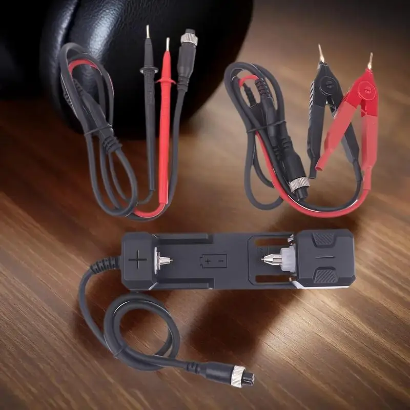 

Измеритель внутреннего сопротивления аккумуляторов HRM-10 с круглым разъемом (аксессуар для измерения внутреннего сопротивления литиевых аккумуляторов)