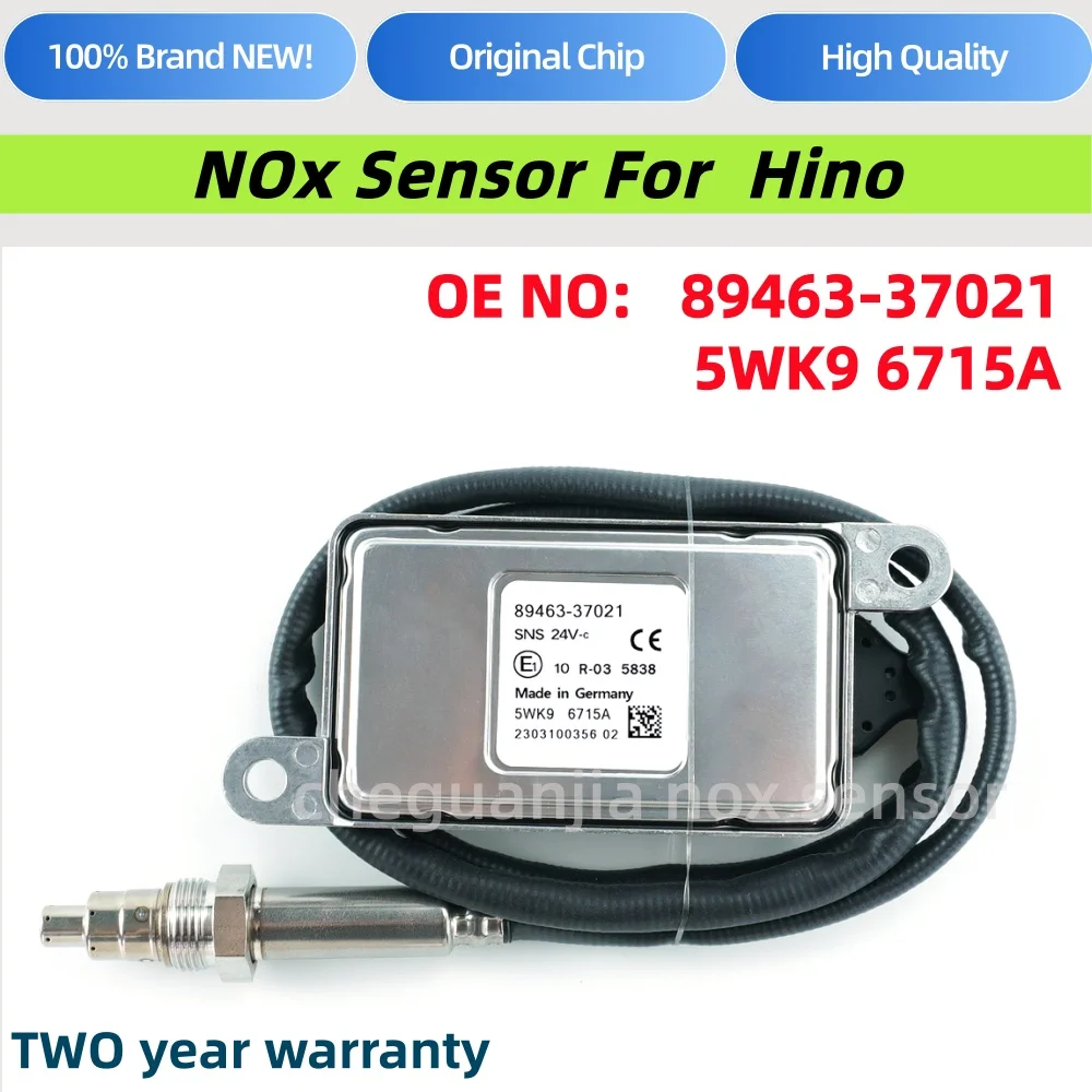 

High quality New 8946337021 5WK9 6715A 89463-37021 5WK96715A Nitrogen Oxide NOx Sensor for Hino Toyota Engine Car Truck