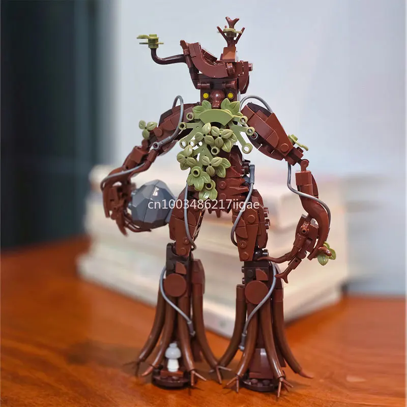 MOC Lords Ringsed Scene Monster Treebeard Building Blocks Classic Movie Action Figures Ideas Set Constructor Bricks Toys Gifts