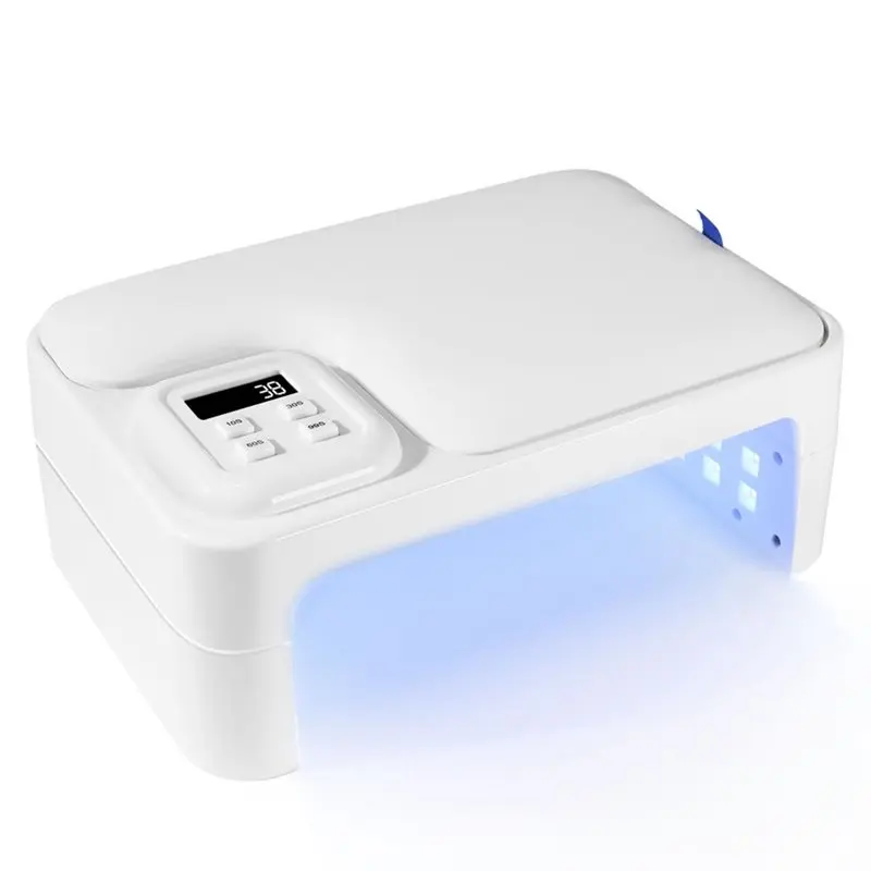 

【Горячая распродажа】Складная лампа для сушки ногтей с 66 светодиодами, УФ/LED лампа для ногтей с подушкой для рук для быстрой сушки гель-лака - EU P