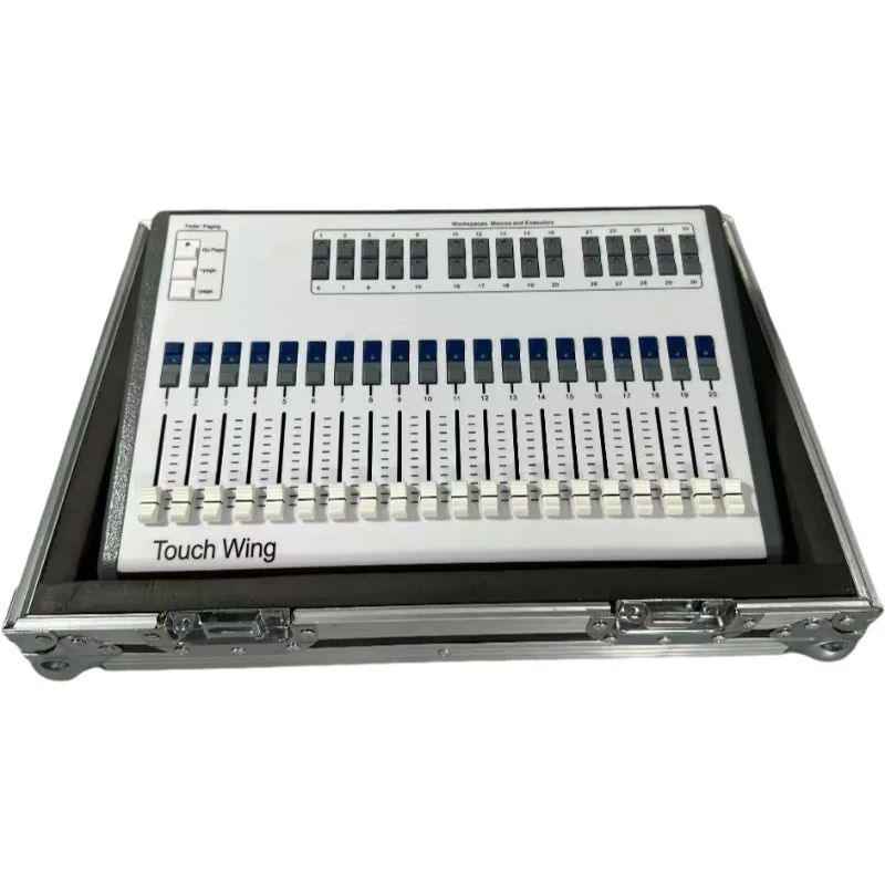 Touch Wing DMX Controller Titan Mobile Titan Quarz DMX Console 192 Tiger Touch Pro Plus Stage Lighting for Par Moving Head