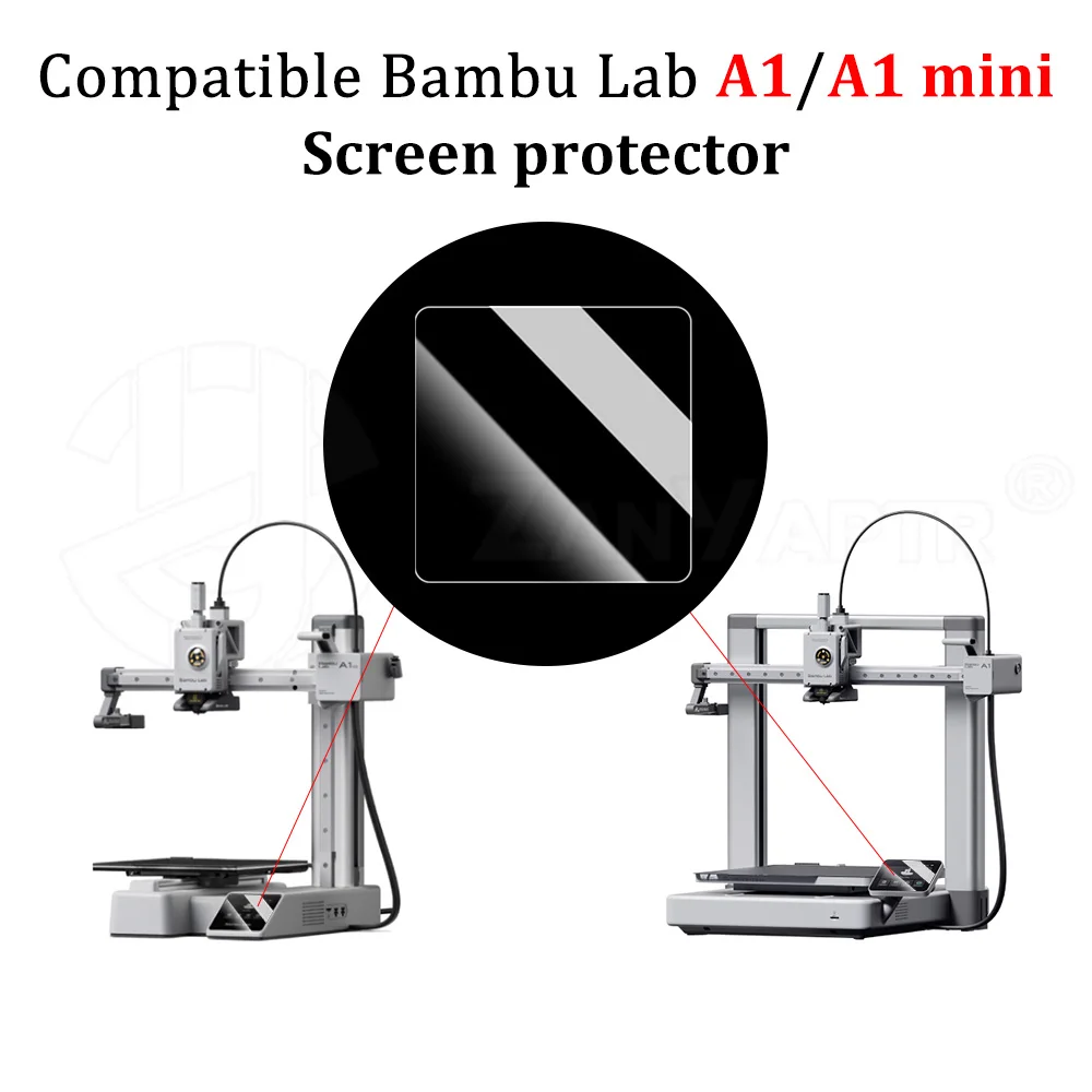 

Screen protector HD Screen protector for BambuLab A1 A1mini 1-3pcs High Transparency Anti-fingerprint coating Soft screen film