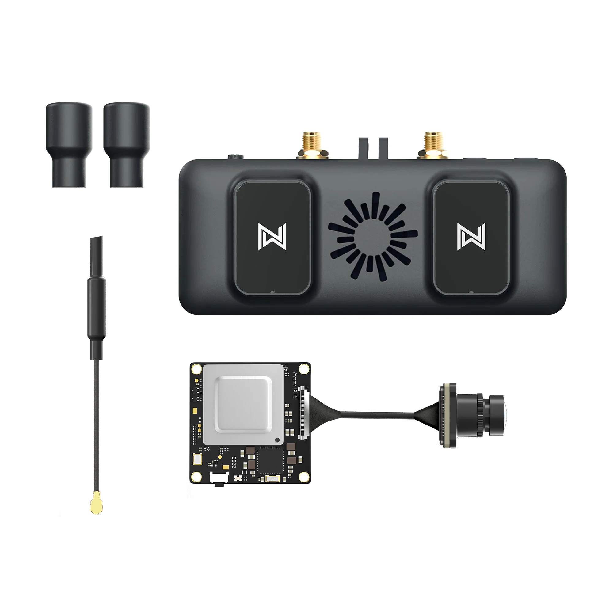 CADDX Walksnail Avatar VRX 10km 4 Antenna HDMI-Compatible 1080P/60FPS HD Pro Kit Dual Antenna Moonlight Kit for FPV Low Latency