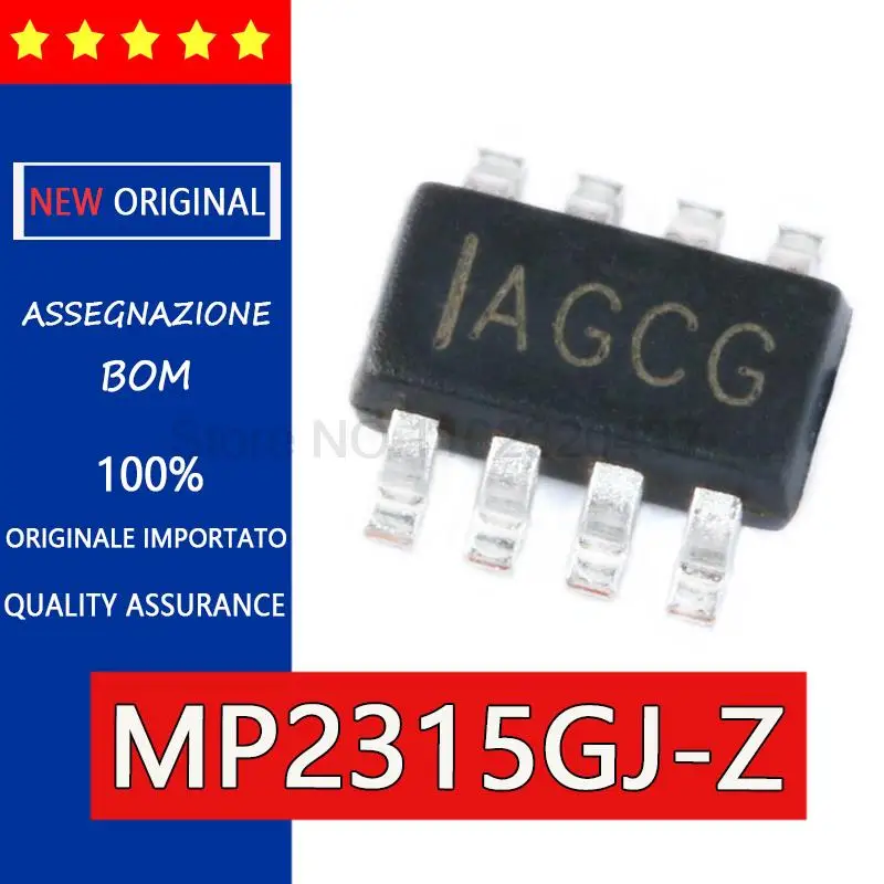 New and original MP2315GJ-Z  MP2315 IAGC AGC SOT23-8 Synchronous buck converter DC - DC IC chip