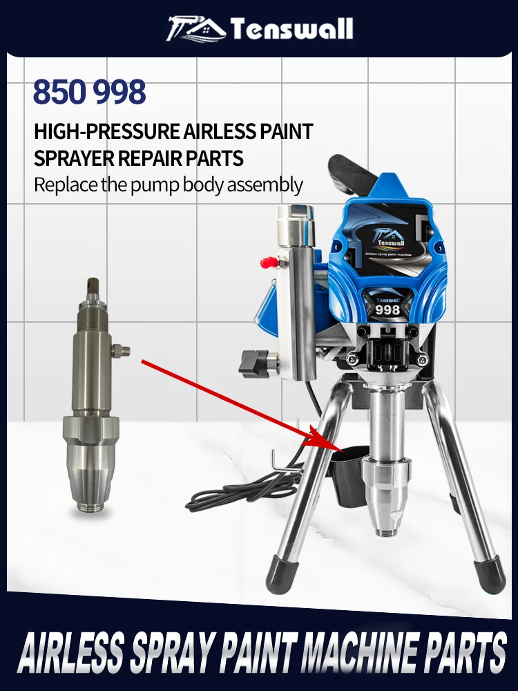 

Запасные части для безвоздушного распылителя краски высокого давления, замена корпуса насоса в сборе, используются на 850 998