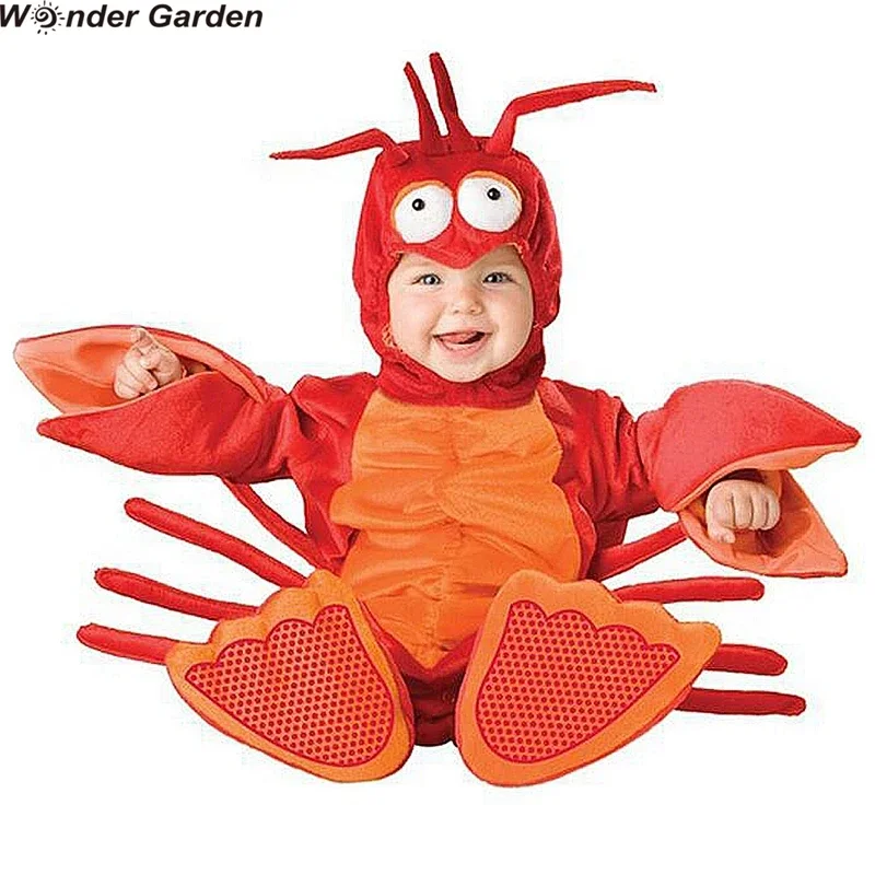 Wonder Garden Baby Lobster Halloween Christmas Purim Animals Dress-up Cosplay Kids Cosplay Costume