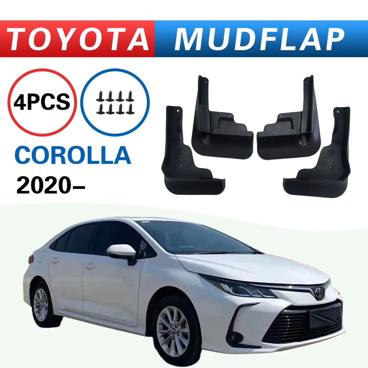 Брызговики для Toyota Corolla 2020 для защиты от грязи