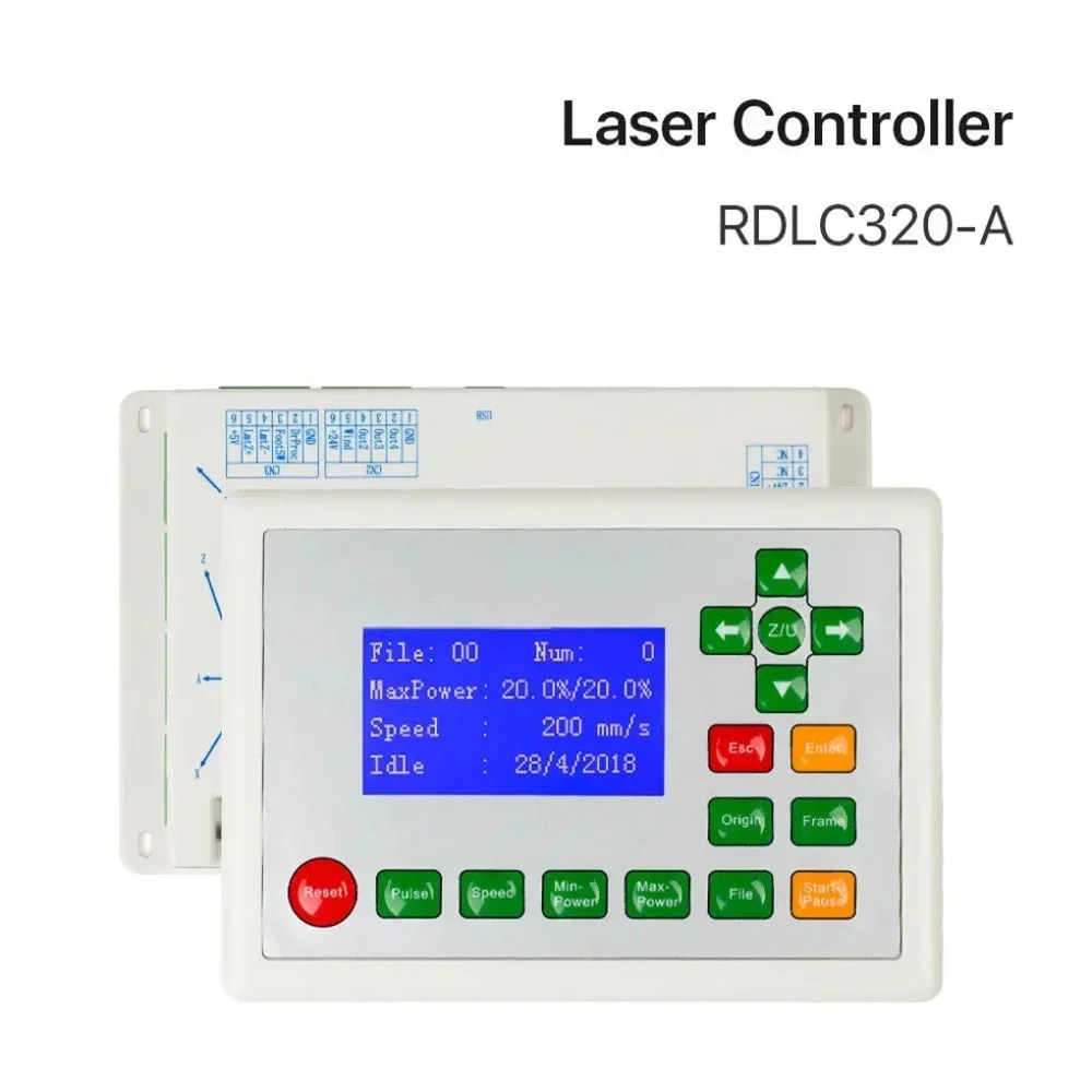 وحدة تحكم Ruida RD RDLC320-A Co2 La ser DSP لآلة النقش والقطع Las er RD320 320