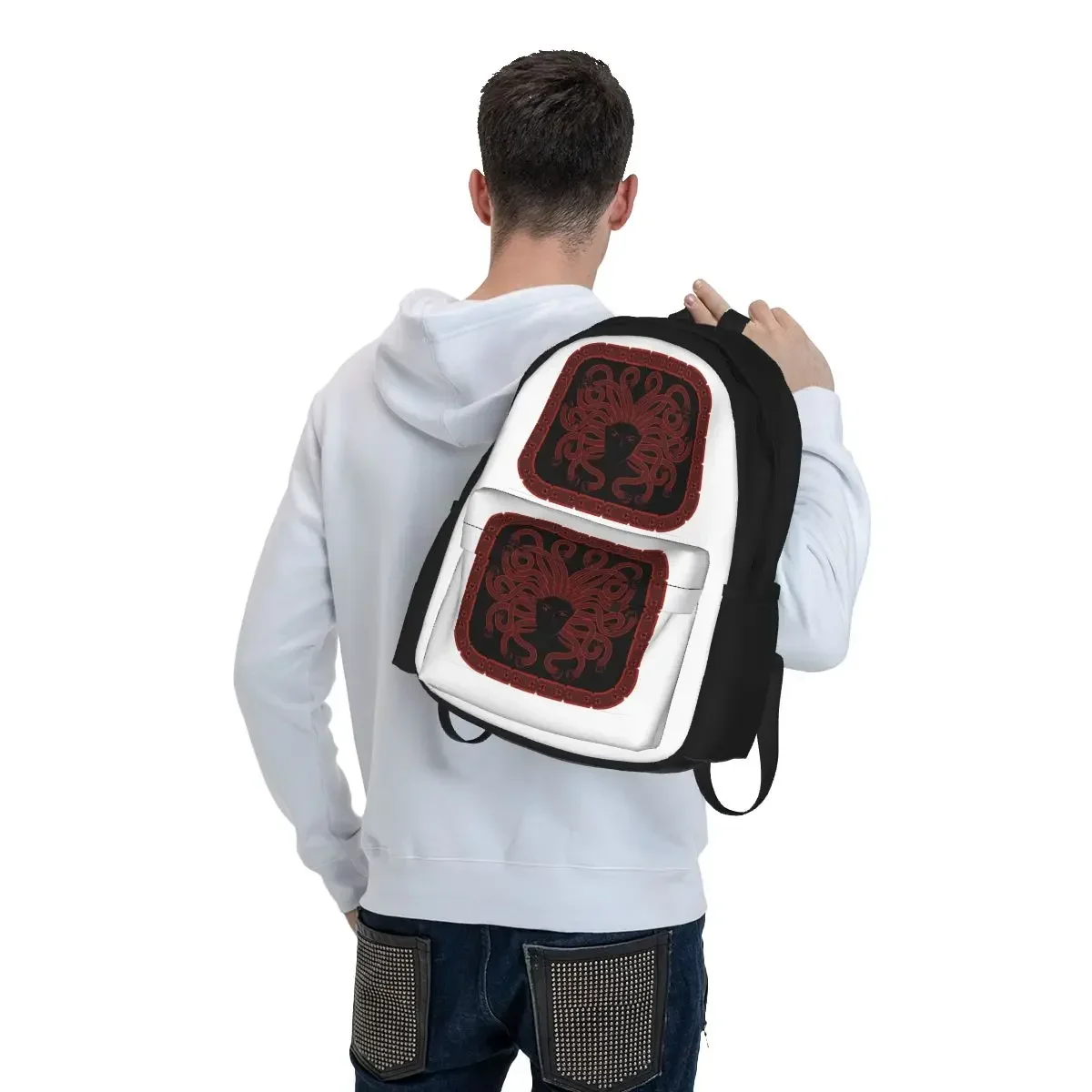 Greek Mythology MEDUSA-No Text Backpacks Boys Girls Bookbag Children School Bags Cartoon Kids Laptop Rucksack Shoulder Bag