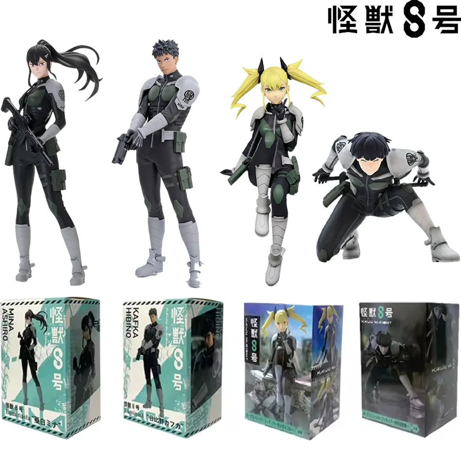 Nuevo Anime Kaiju No. Figura de PVC de Kafka Hibino Mina/Ashiro Soshiro/Hoshina/Kikoru Shinomiya, Juguete de Colección, Muñeco de Acción para Niños, Regalo