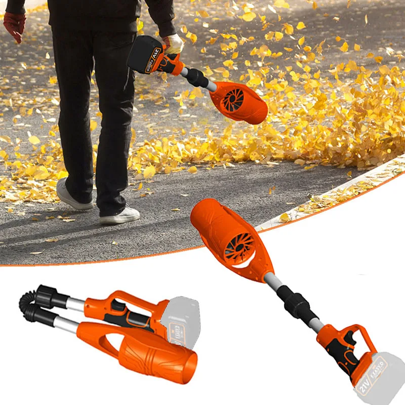 Electric blower 63m/s Compact Jobsite Blower Dust Vacuum Cleaner Garden Leaf Rechargeable Blower Cordless Turbo Jet Fan