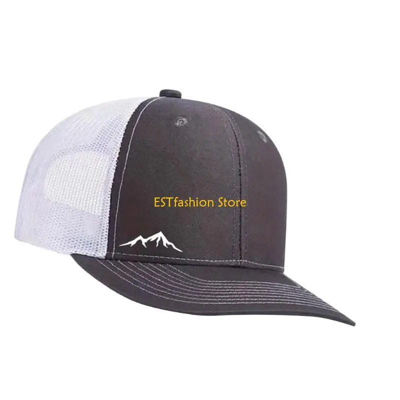 Y5GC Multiuse Flat Brims Sun Hat Breathable Fabric Baseball Hat For Women Men Unisex Cycling Jogging And Everyday Wear