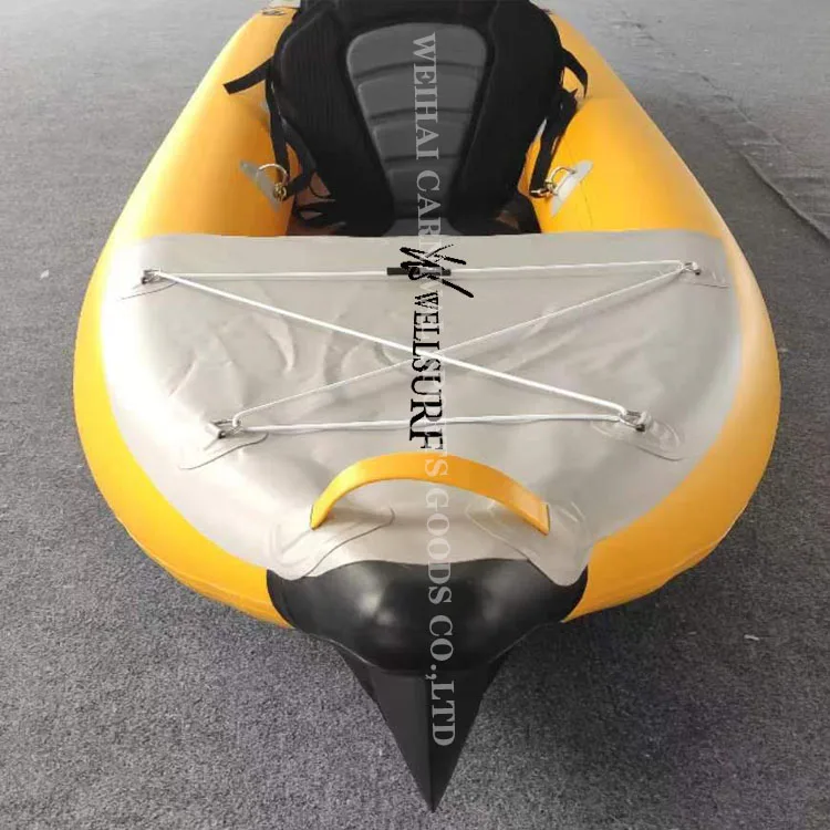 Top Popular PVC Rowing Boats Kayaks Customized 3M 4M Inflatable Fishing Boat with Much Stability