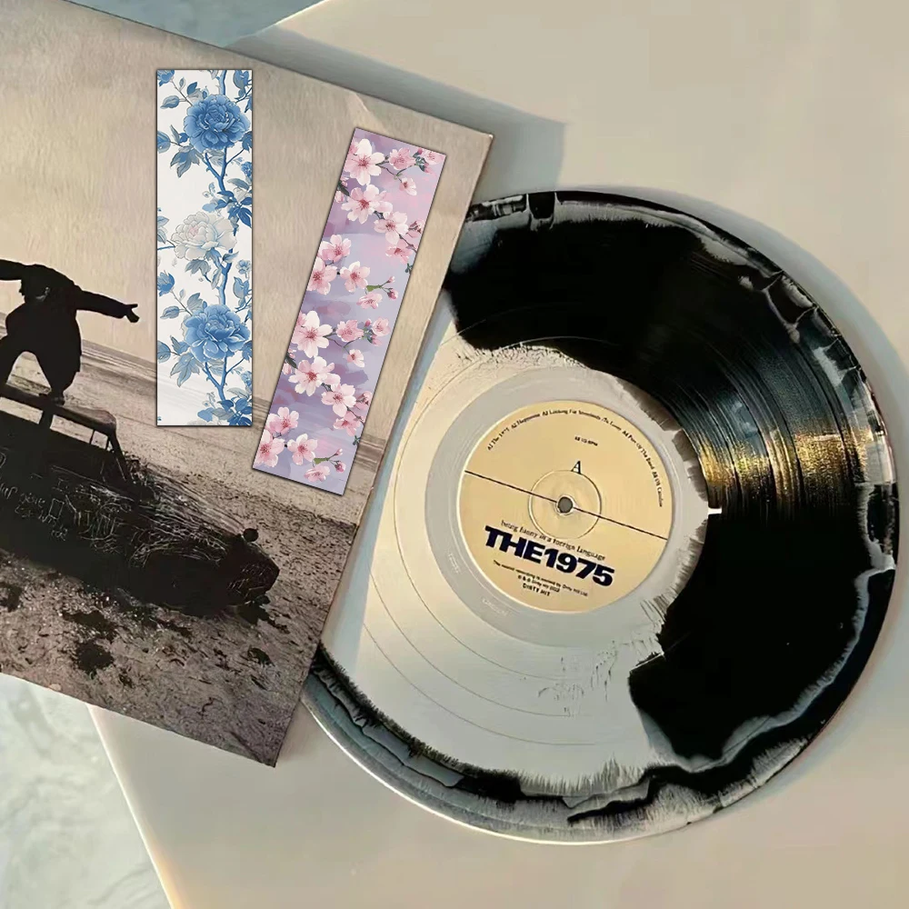 30PCS Small Fresh Classical Flower Bookmarks Flower Decoration Reading Books Marking Creative Cards