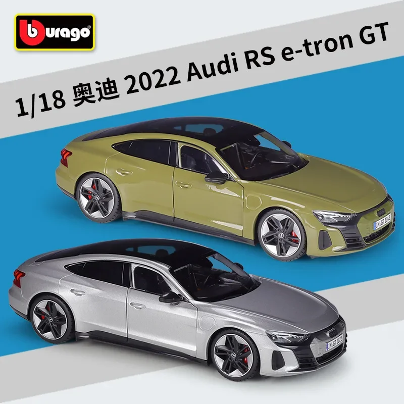 

Bburago 1:18 Audi RS e-tron GT pure electric sports car Diecast Car Metal Alloy Model Car decoration display collection gifts