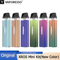 New Color Vaporesso XROS Mini Kit 2ml Empty Cartridge Mesh Pod 1000mAh Battery 11W/16W Vape Electronic Cigarette MTL Vaporizer