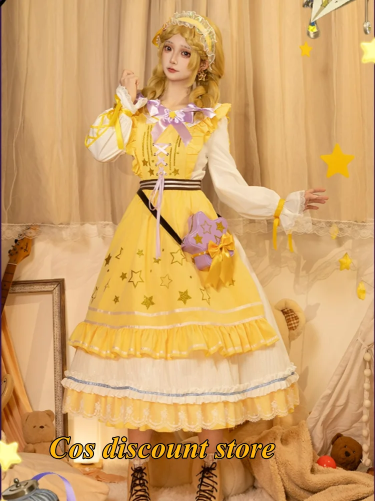 

Anne Lester Cosplay Identity V Toy Merchant Cos Costume Anime Women Dress Halloween Party Halloween Role Play Clothing Stock