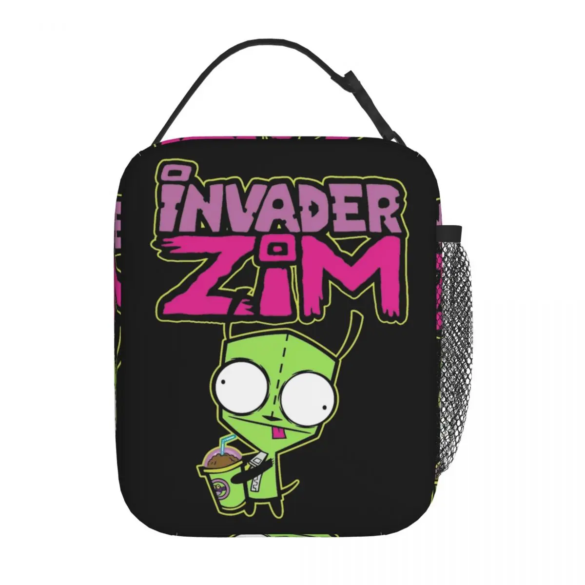 

Invader Zim GIR Snacking Portrait Insulated Lunch Bag Cooler Meal Container Leakproof Tote Lunch Box Girl Boy School Outdoor