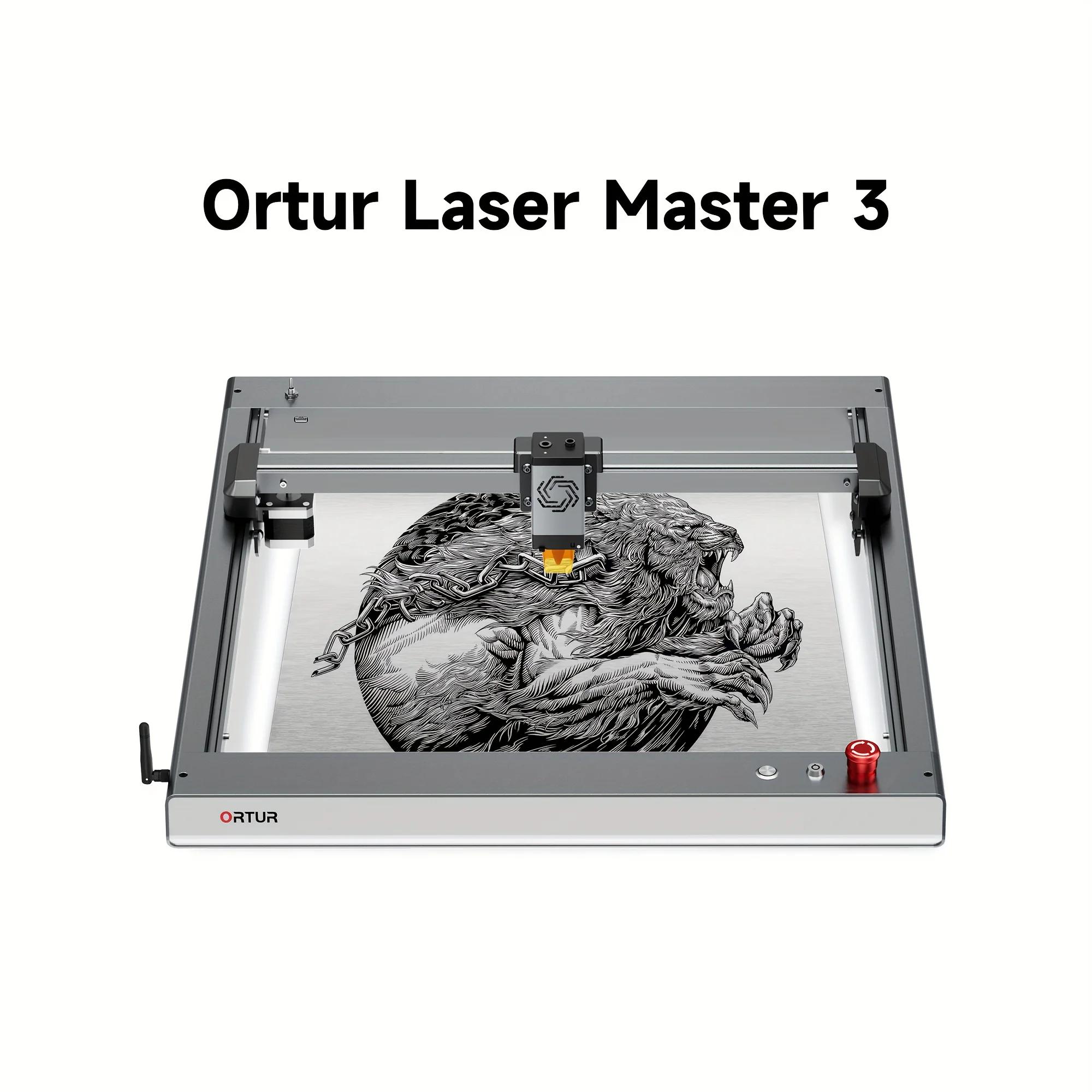 ORTUR Laser Master 3 Laser Engraver, 10W Higher Accuracy Laser Cutter, 20000mm/min Engraving Speed and App Control Laser Engrave