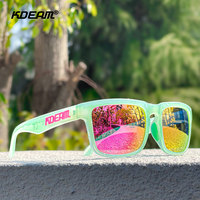 KDEAM Small Size Suit For Young Age Polarized Sunglasses TR90 Flexible Frame Mini Sized Sun Glasses of Youth With Zipper Case