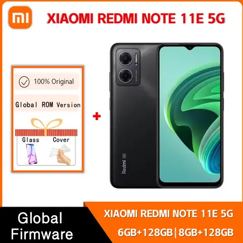 Original Xiaomi Redmi Note 11E 5G Smartphone Global ROM 8GB 128GB 5000mAh 18W Charge Dimensity 700 50MP Camera 90Hz Display