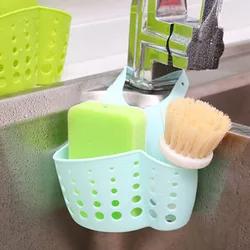 Kitchen Sink Drain Rack Soap Sponge Holder Hanging Storage Basket for Bathroom Adjustable Faucet Holder Kitchen Accessories