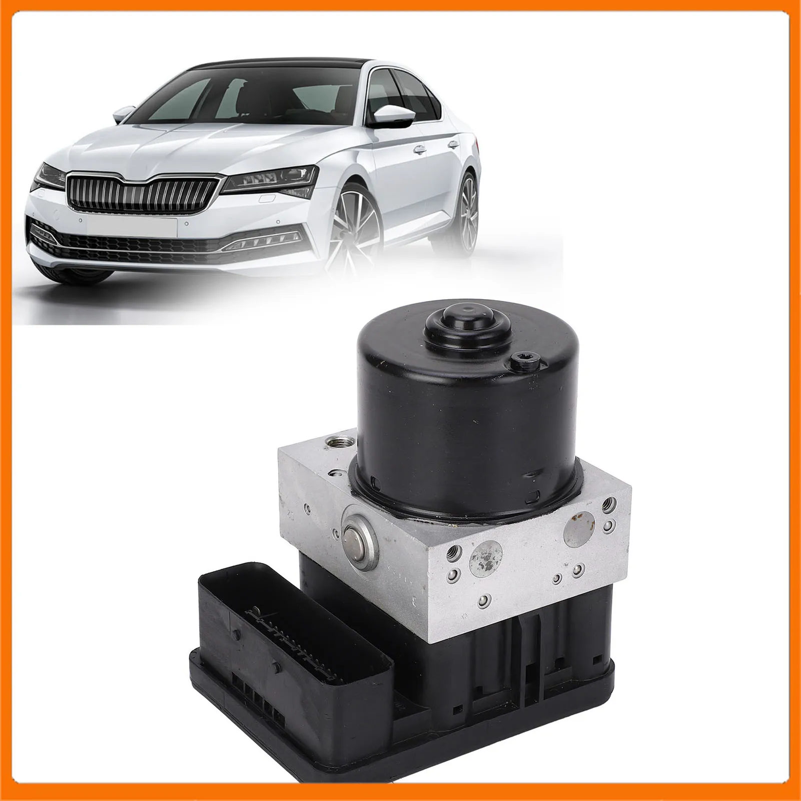 

ABS Hydraulic Block Control Module Unit Improved Braking Efficiency Safe Driving 1K0907379AD ABS Control Module for Vehicle