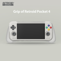 Grip and Bag of Retroid Pocket 4 Handheld Game Console Carry Case for Retroid Pocket Retro Video Game Console4 Pro