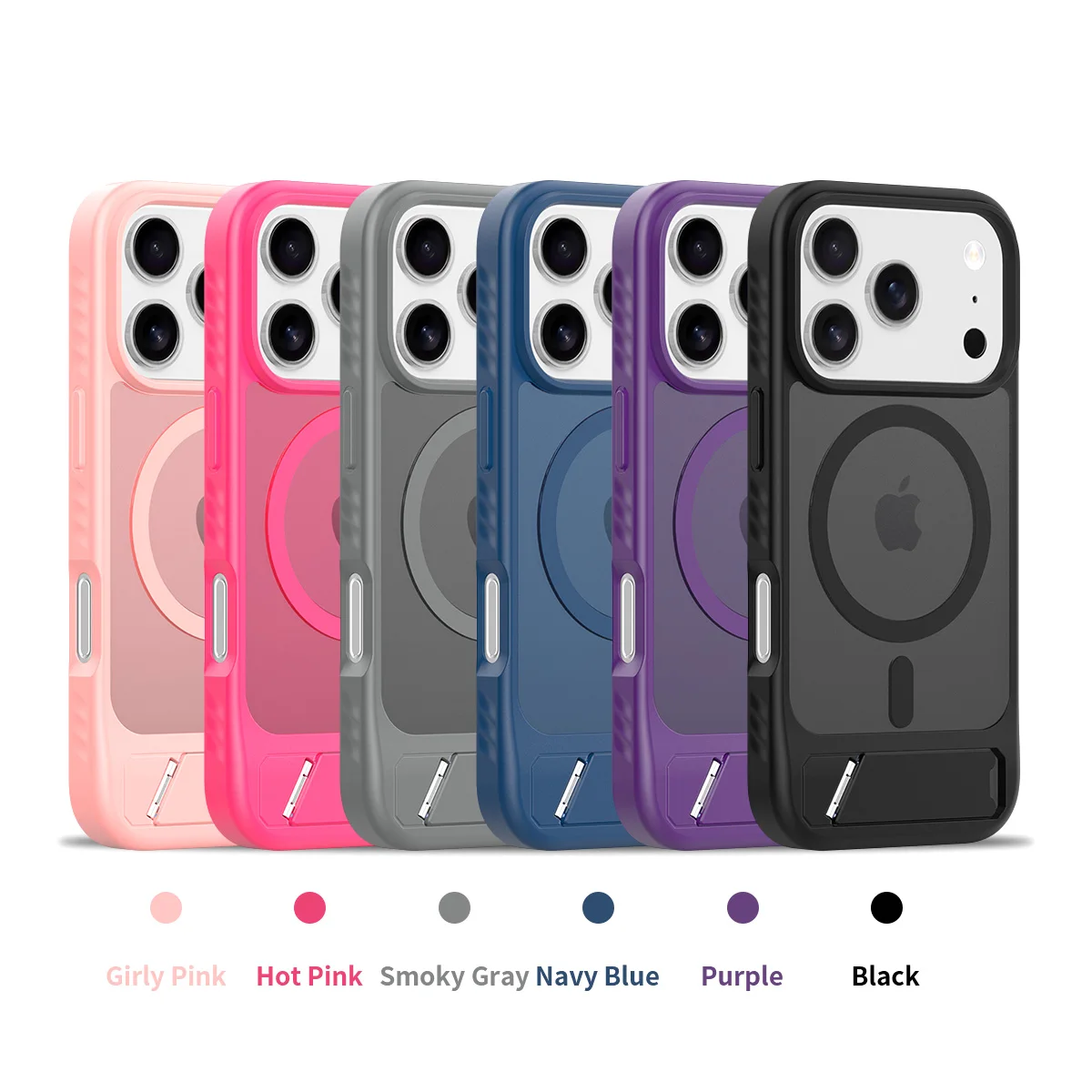 

New Shockproof Magnetic Wireless Charging Case for IPhone 17 16 14 13 12 15 Pro Max Plus 17Air Magsafe Cover Phone Holder