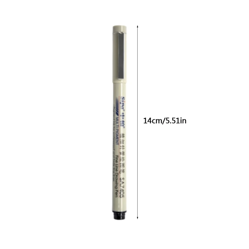 Zwarte Fijne Lijn Tekening Pen Precisie Multiliner Pennen Zwart Micro Fine Liner Pen