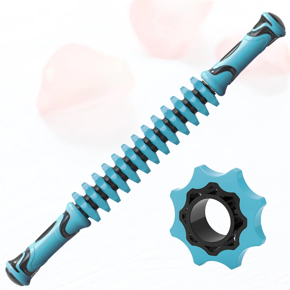 

Gear Roller Plastic Muscle Massage Stick Durable Full Body Relax Rod Promote Blood Circulation Soothe Fatigue Yoga Stress Relief