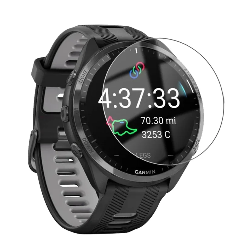 Protector de pantalla para reloj inteligente, película protectora completa para Garmin Forerunner 965, vidrio templado suave, hidrogel HD