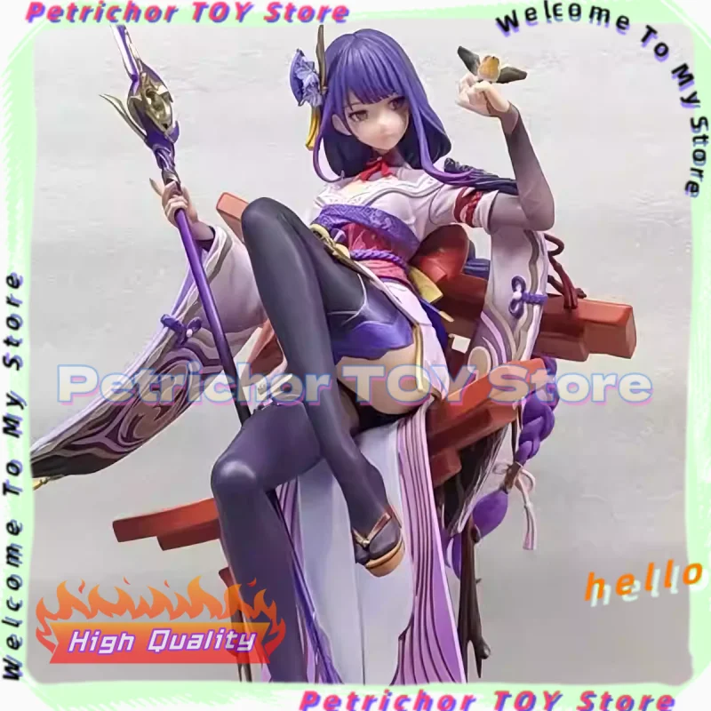 

In Stock High-Quality Version Impact Raiden Shogun Gk Action Figurine 27cm 1/7 Pvc Action Anime Figure Model Toys Gift