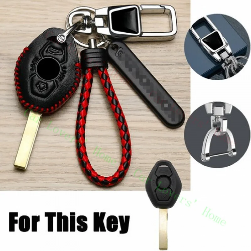 

Кожаный чехол для автомобильного брелока A + для BMW HU92 315 МГц 3 5 7 E38 E39 ID44 E46 EWS