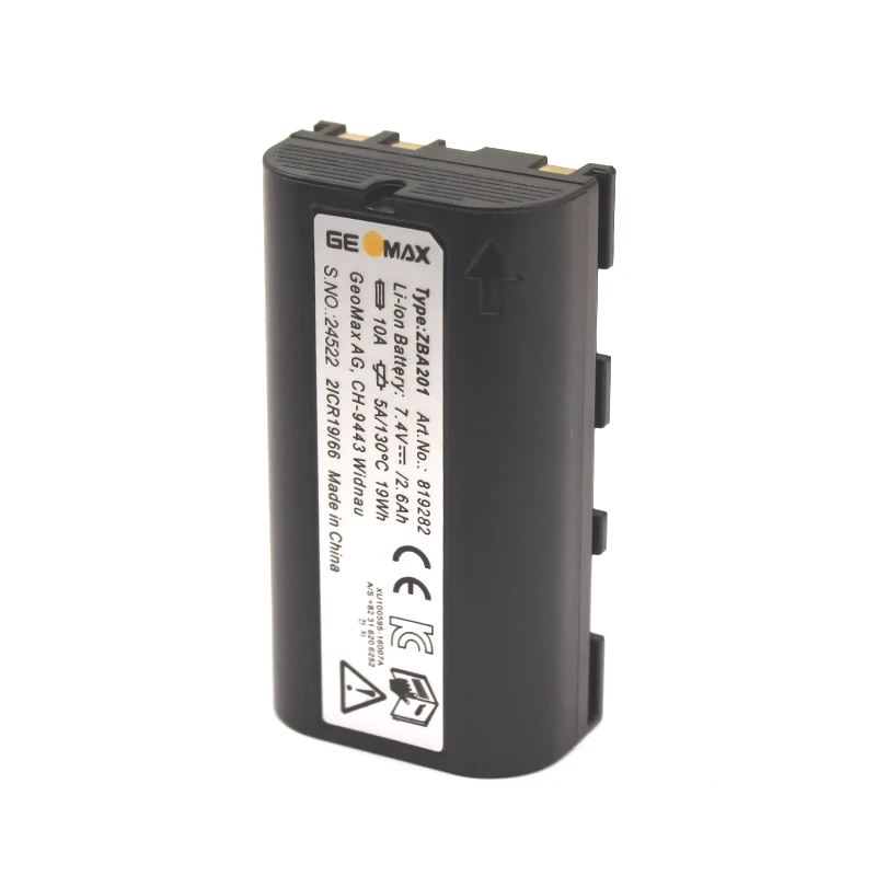 

Литий-ионный аккумулятор ZBA201 7.4V 2600mAh для геодезического прибора Geomax Zenith15 (безопасный и стабильный, превосходное качество)