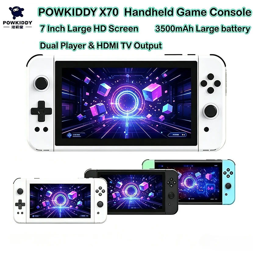 Gaming Console Deals - Konsol Game Genggam Powkiddy X70 7