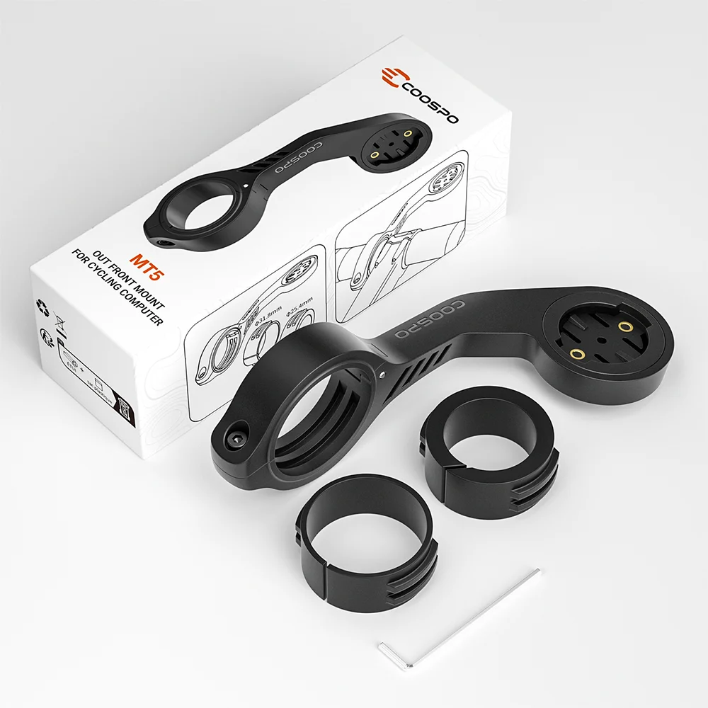 COOSPO MT5 자전거 컴퓨터 마운트 브래킷 도로 MTB 자전거 홀더 핸들 바 BC200 BC107 Bryton Garmin Edge 사이클링 액세서리