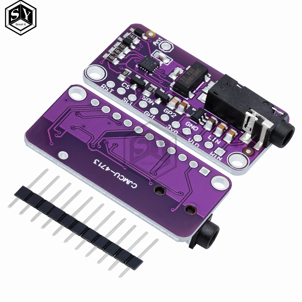 FM Transmitter Module SI4713 Stereo Frequency Modulation CJMCU-4713 DC 3-5V Digital Wireless Radio MCU Controller