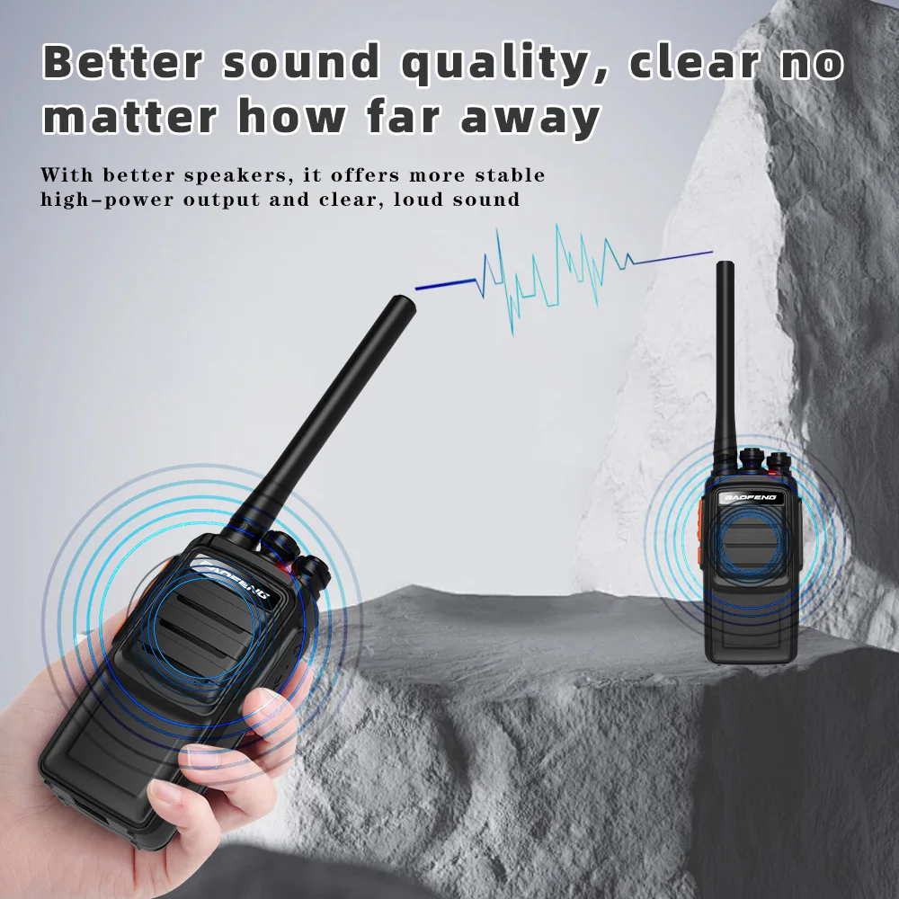 Baofeng – walkie-talkie BF-777H BF777hUHF 5W 400-470MHz, Radio bidirectionnelle USB, Radio amateur, émetteur-récepteur Hf, talkie-walkie portable, 2 pièces