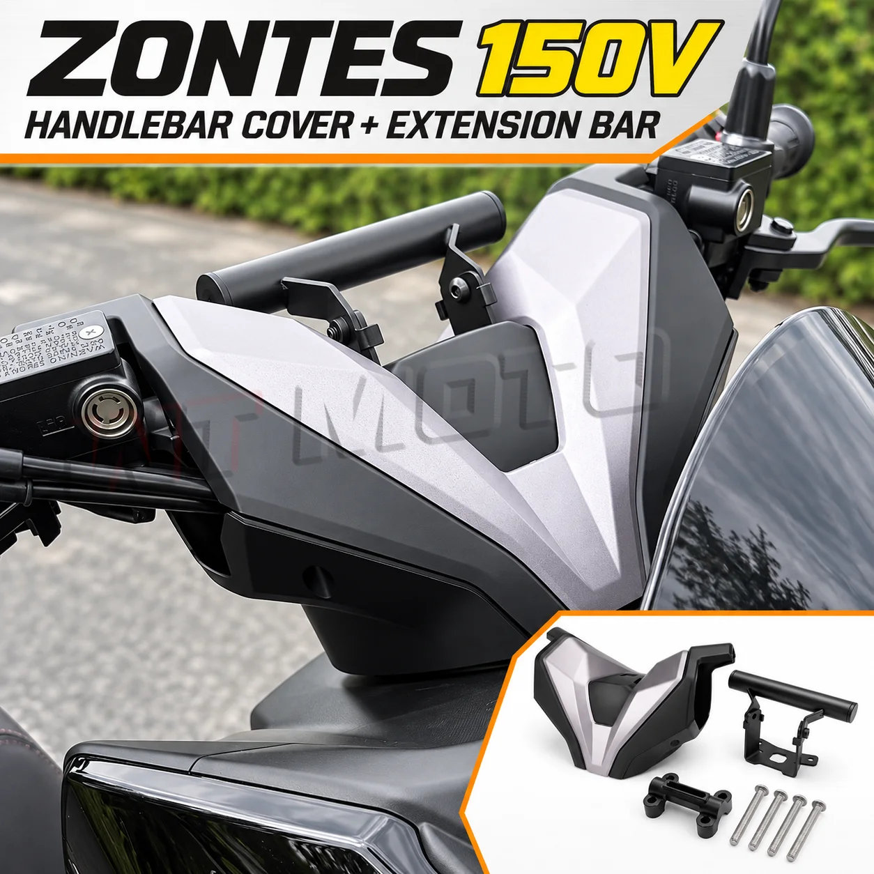 ZONTES 150X/V 175V 125X/V Motorcycle Handle Guard Cover, Steering Head Decor Cap, Handlebar Shell Mod Parts