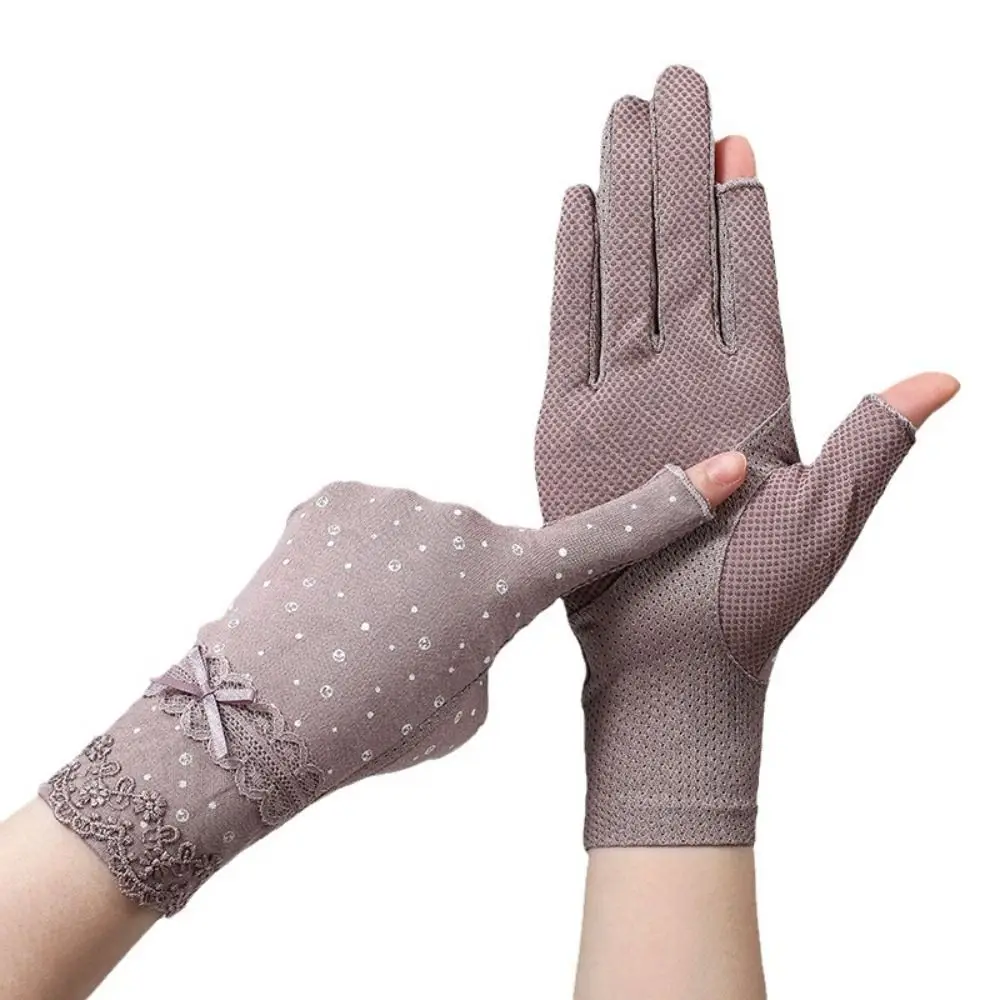 Protection UV gants de Protection solaire respirant mince gants de Protection solaire élastique antidérapant cyclisme gants de conduite femmes filles